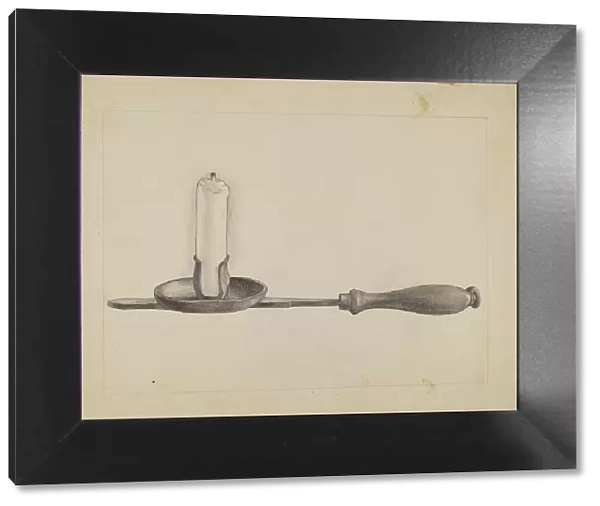 Candlestick, c. 1936. Creator: Janet Riza