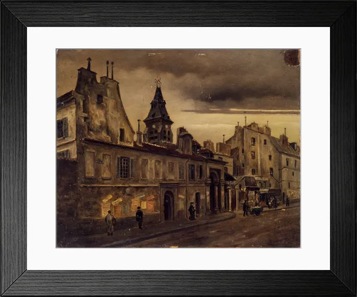 Framed Print : Rue Daubenton around 1902, c1902. Creator: Eugene de Menorval