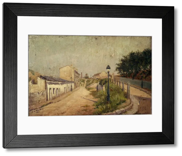 Framed Print : Rue du Pot-au-Lait in 1894, 1894. Creator: Eugene de Menorval Framed Print : Rue du Pot-au-Lait in 1894, 1894. Creator: Eugene de Menorval