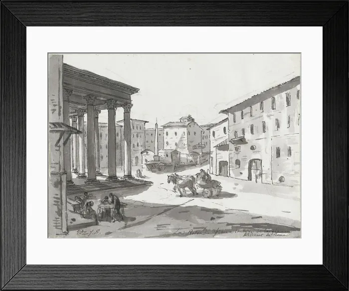 Framed Print : The Pantheon, 1775 / 80. Creator: Jacques-Louis David Framed Print : The Pantheon, 1775 / 80. Creator: Jacques-Louis David