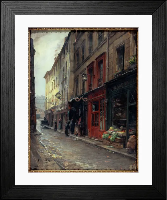 Framed Print : Cabaret du Pere Lunette, rue des Anglais, 05–1906. Creator: Paul Schaan Framed Print : Cabaret du Pere Lunette, rue des Anglais, 05–1906. Creator: Paul Schaan