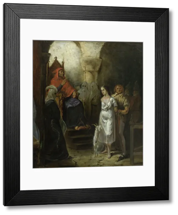 Framed Print : Scenes of Notre-Dame de Paris, 1832. Creator: Antoine Rivoulon Framed Print : Scenes of Notre-Dame de Paris, 1832. Creator: Antoine Rivoulon