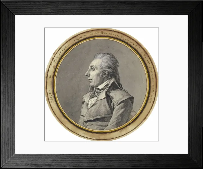Framed Print : Thirius de Pautrizel, June or July 1795. Creator: Jacques-Louis David Framed Print : Thirius de Pautrizel, June or July 1795. Creator: Jacques-Louis David