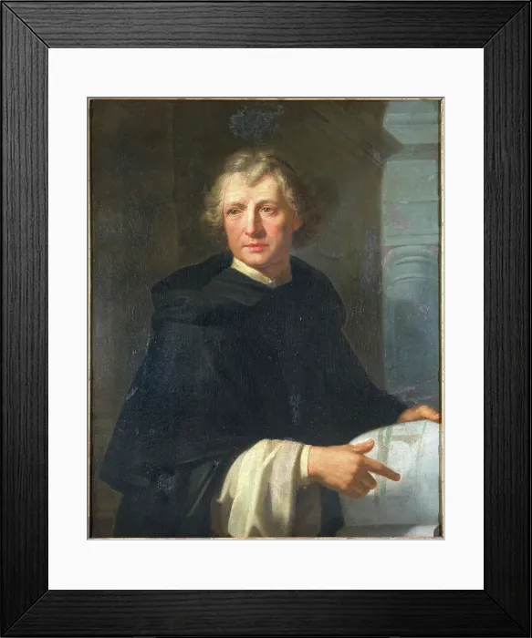 Framed Print : Le Frère François Romain (1646-1735), c1690. Creator: Jean Andre