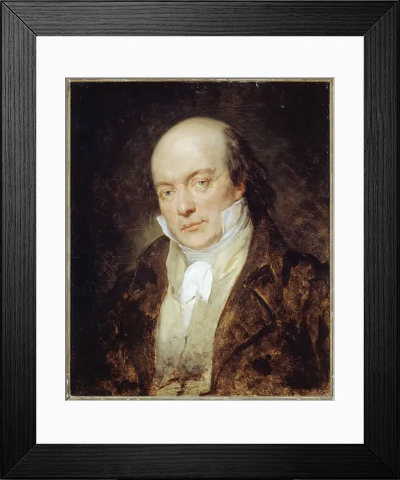 Framed Print : Portrait of Pierre-Jean Beranger (1780-1857), poet-songwriter, c1830. Creator: Ary Scheffer Framed Print : Portrait of Pierre-Jean Beranger (1780-1857), poet-songwriter, c1830. Creator: Ary Scheffer