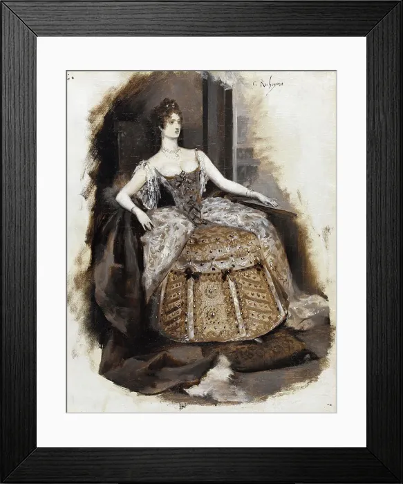 Framed Print : Duchess Josiane, c1886. Creator: Georges Antoine Rochegrosse Framed Print : Duchess Josiane, c1886. Creator: Georges Antoine Rochegrosse