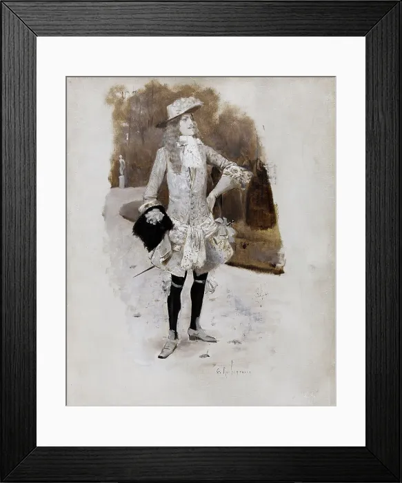 Framed Print : Lord David Dirry-Moir, c1886. Creator: Georges Antoine Rochegrosse Framed Print : Lord David Dirry-Moir, c1886. Creator: Georges Antoine Rochegrosse