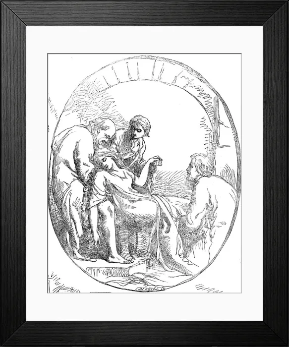 Framed Print : Hood Memorial Relief - The Bridge of Sighs, 1854. Creator: Unknown. Hood Memorial Relief - The Bridge of Sighs, 1854. Creator: Unknown Framed Print : Hood Memorial Relief - The Bridge of Sighs, 1854. Creator: Unknown. Hood Memorial Relief - The Bridge of Sighs, 1854. Creator: Unknown