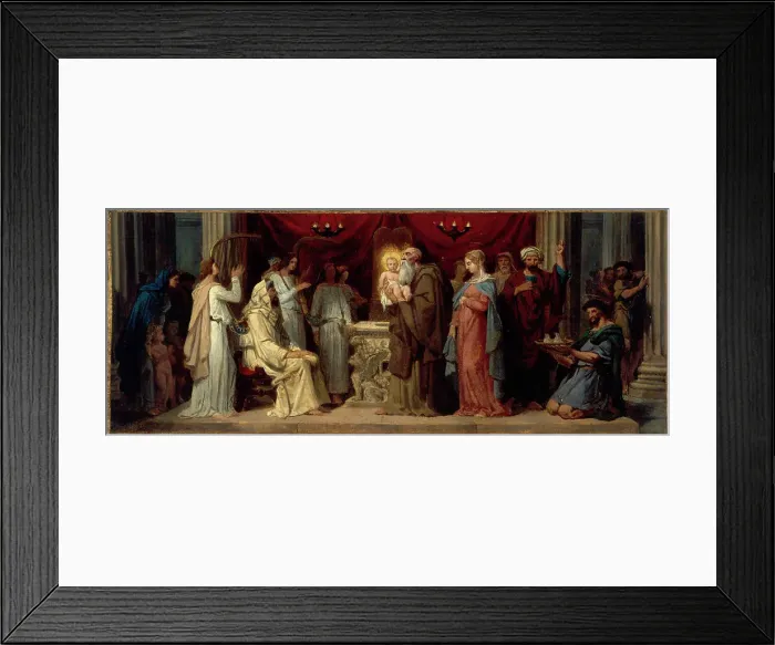 Framed Print : Présentation de Jésus au Temple, c1849. Creator: Merry Joseph Blondel Framed Print : Présentation de Jésus au Temple, c1849. Creator: Merry Joseph Blondel