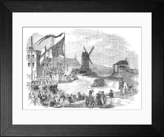 Framed Print : Ceremony of the Blessing of the Sea, at Ostend, 1854. Creator: Unknown Framed Print : Ceremony of the Blessing of the Sea, at Ostend, 1854. Creator: Unknown