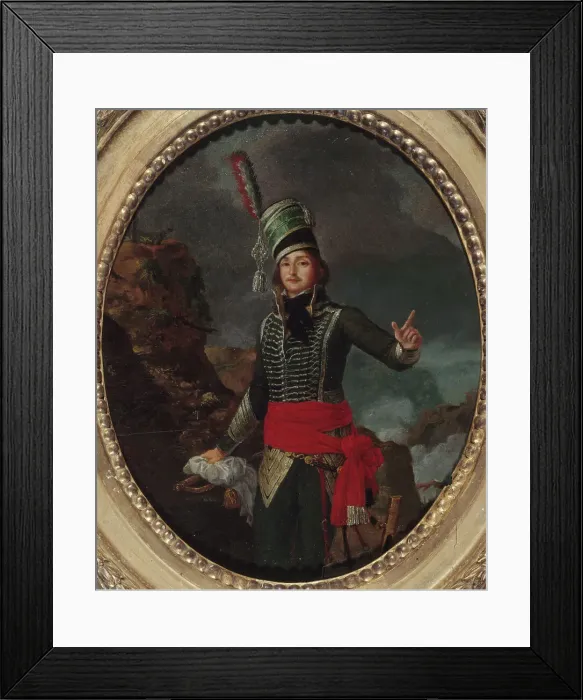 Framed Print : Portrait of General François Marceau des Graviers (1769-1796), c1796. Creator: Antoine Louis Francois Sergent Marceau Framed Print : Portrait of General François Marceau des Graviers (1769-1796), c1796. Creator: Antoine Louis Francois Sergent Marceau