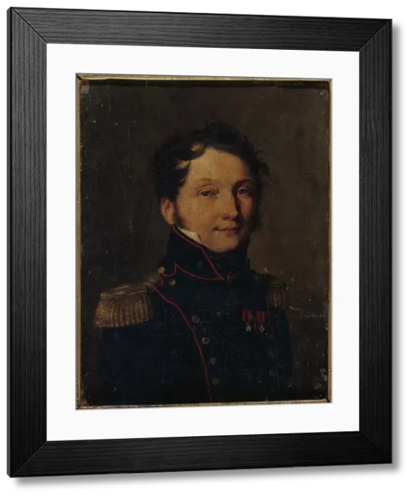 Framed Print : Portrait dit du capitaine Jules Raulin, 1810. Creator: Louis Leopold Boilly Framed Print : Portrait dit du capitaine Jules Raulin, 1810. Creator: Louis Leopold Boilly