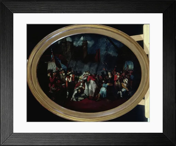 Framed Print : Storming of the Bastille, July 14, 1789. Creator: Henry Singleton Framed Print : Storming of the Bastille, July 14, 1789. Creator: Henry Singleton