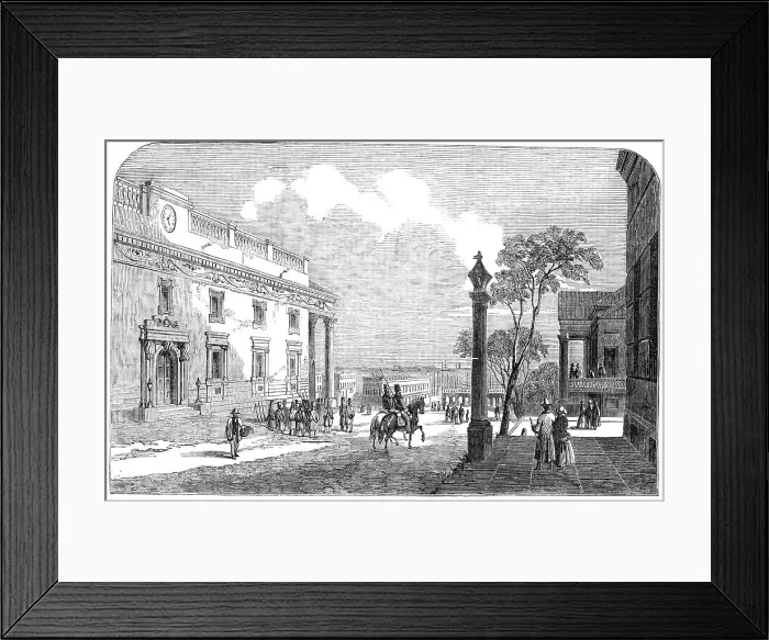 Framed Print : Odessa - The Theatre, 1854. Creator: Unknown Framed Print : Odessa - The Theatre, 1854. Creator: Unknown
