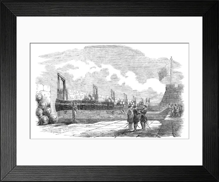 Framed Print : Interior of the Fort of Chanak-Kalessi, on the Asiatic Side of the Dardanelles... 1854. Creator: Unknown Framed Print : Interior of the Fort of Chanak-Kalessi, on the Asiatic Side of the Dardanelles... 1854. Creator: Unknown
