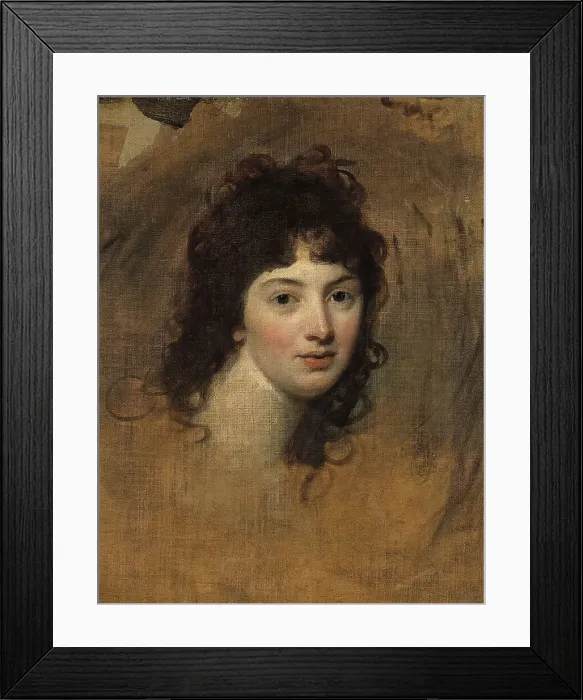 Framed Print : Portrait of a woman, c1780. Creator: George Romney Framed Print : Portrait of a woman, c1780. Creator: George Romney