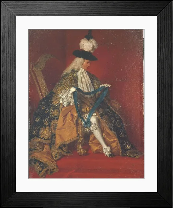 Framed Print : Portrait of Paul-Hippolyte de Beauvillier, Duke of Saint-Aignan (1684-1776). between 1737 and 1749. Creator: Pierre Subleyras Framed Print : Portrait of Paul-Hippolyte de Beauvillier, Duke of Saint-Aignan (1684-1776). between 1737 and 1749. Creator: Pierre Subleyras