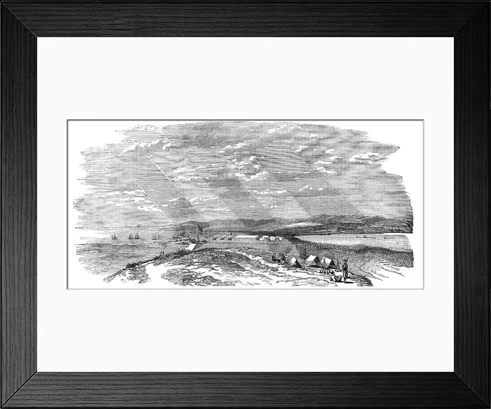 Framed Print : The Allied Fleets and Armies at Varna, 1854. Creator: Unknown Framed Print : The Allied Fleets and Armies at Varna, 1854. Creator: Unknown