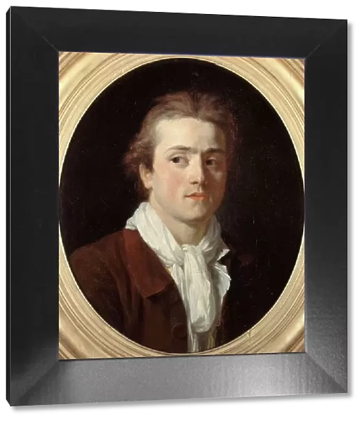 Portrait of Paul-Guillaume Lemoine, known as the Roman (1755-?), architect, c1772 — 1782. Creator: Joseph Benoit Suvee