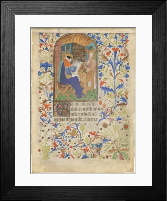 Framed Print : Saint Matthew, c. 1425 / 1435. Creator: Unknown Framed Print : Saint Matthew, c. 1425 / 1435. Creator: Unknown