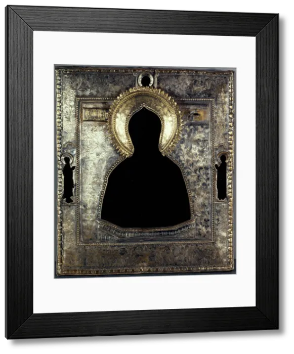Framed Print : Riza of Saint Nikita, the Stylite of Pereyaslav. Creator: School of Northern Russia