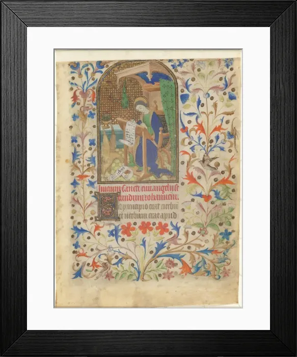 Framed Print : Saint John, c. 1425 / 1435. Creator: Unknown Framed Print : Saint John, c. 1425 / 1435. Creator: Unknown