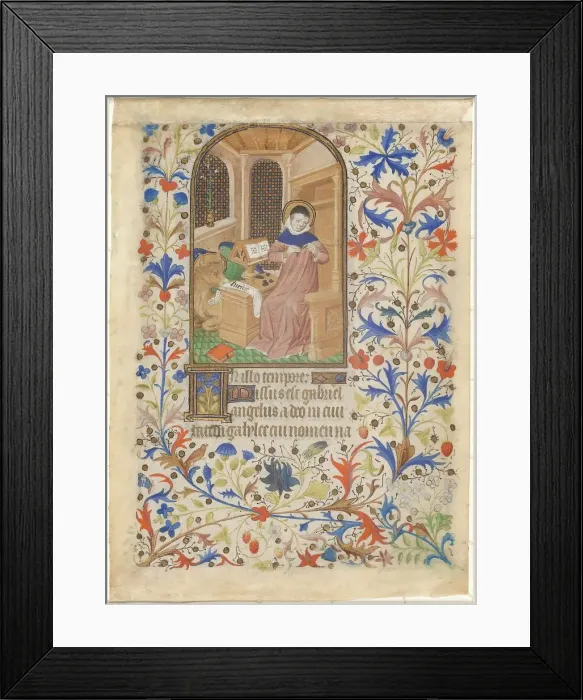 Framed Print : Saint Luke, c. 1425 / 1435. Creator: Unknown Framed Print : Saint Luke, c. 1425 / 1435. Creator: Unknown