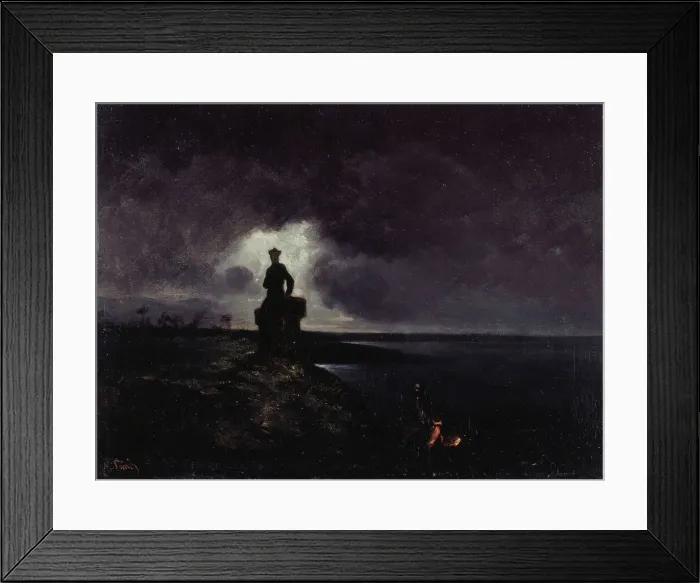 Framed Print : Fantasy scene. Creator: Jean Francois Maurice Sand Framed Print : Fantasy scene. Creator: Jean Francois Maurice Sand