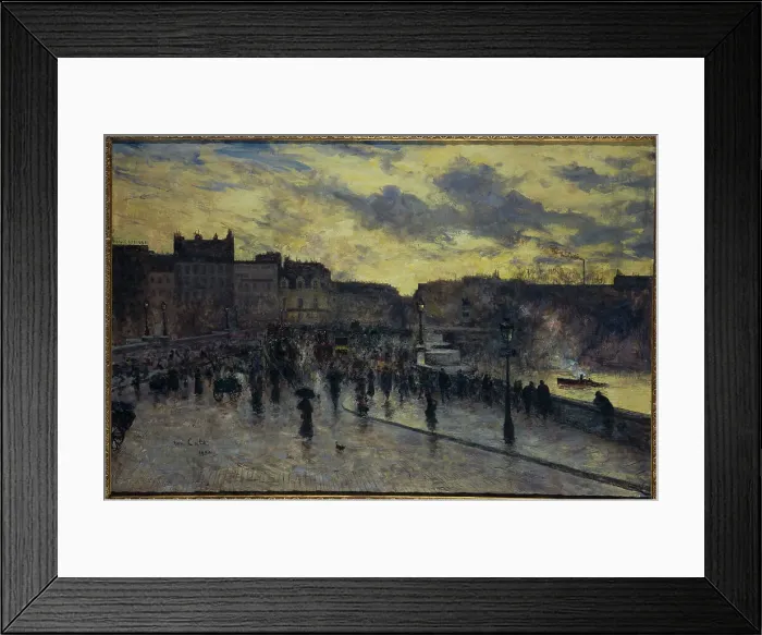 Framed Print : Pont-Neuf, seen from the quay Megisserie, 1902. Creator: Siebe Johannes ten Cate Framed Print : Pont-Neuf, seen from the quay Megisserie, 1902. Creator: Siebe Johannes ten Cate