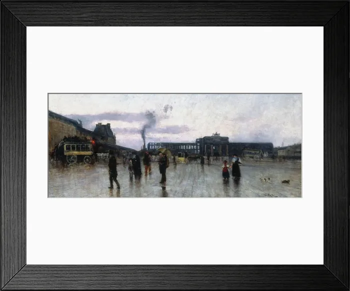 Framed Print : Ruins of Tuileries and Place du Carroussel, 1st arrondissement, 1883. Creator: Siebe Johannes ten Cate Framed Print : Ruins of Tuileries and Place du Carroussel, 1st arrondissement, 1883. Creator: Siebe Johannes ten Cate