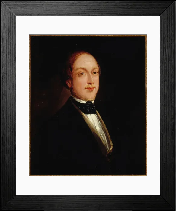 Framed Print : Portrait d'Henri de Bourbon, ducde Bordeaux, comte de Chambord (1820-1883), 1847. Creator: John-Lewis Brown Framed Print : Portrait d'Henri de Bourbon, ducde Bordeaux, comte de Chambord (1820-1883), 1847. Creator: John-Lewis Brown