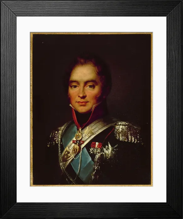 Framed Print : Portrait of Charles-Ferdinand d'Artois, Duke of Berry (1778-1820), 1820. Creator: Jean-François Thuaire Framed Print : Portrait of Charles-Ferdinand d'Artois, Duke of Berry (1778-1820), 1820. Creator: Jean-François Thuaire