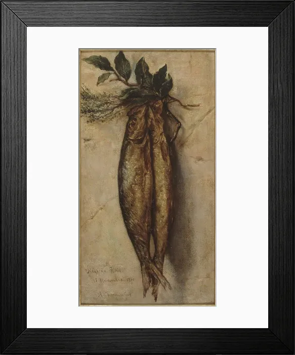 Framed Print : Harengs ayant servi à l'alimentation pendant le siège de Paris, 15–11–1870. Creator: Auguste Charpentier Framed Print : Harengs ayant servi à l'alimentation pendant le siège de Paris, 15–11–1870. Creator: Auguste Charpentier