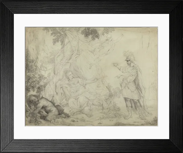Framed Print : Circe and Ulysses. Creator: Unknown Framed Print : Circe and Ulysses. Creator: Unknown