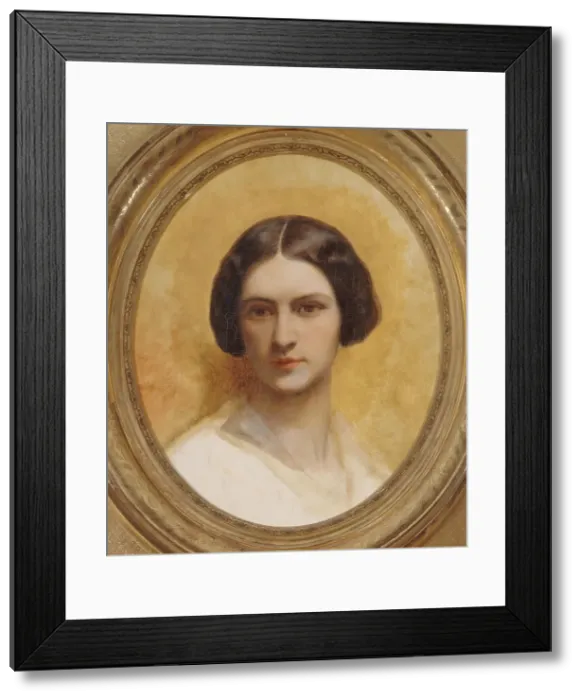 Framed Print : Portrait of Cornelia Marjolin-Scheffer. Creator: Ary Scheffer Framed Print : Portrait of Cornelia Marjolin-Scheffer. Creator: Ary Scheffer