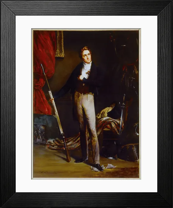 Framed Print : Portrait de Jean-Georges Farcy (1800-1830), littérateur, tué le 29 juillet 1830, lors de la... 1830 Creator: Alexandre-Marie Colin Framed Print : Portrait de Jean-Georges Farcy (1800-1830), littérateur, tué le 29 juillet 1830, lors de la... 1830 Creator: Alexandre-Marie Colin