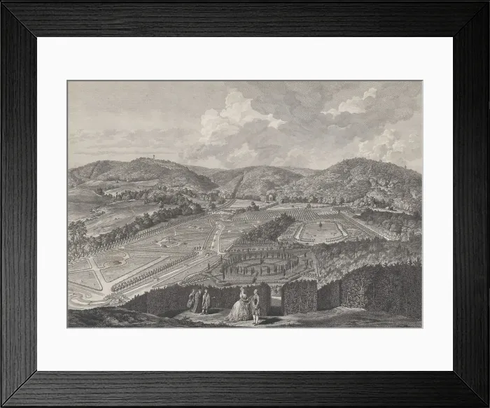 Framed Print : IIIe Vue du Parc de Neu-Waldeck prise du Pavillon Chinois vers le Couchant, from Views of... 1782. Creators: Jakob Matthias Schmutzer, Carl Conti, Clemens Kohl, Franz Karl Zoller Framed Print : IIIe Vue du Parc de Neu-Waldeck prise du Pavillon Chinois vers le Couchant, from Views of... 1782. Creators: Jakob Matthias Schmutzer, Carl Conti, Clemens Kohl, Franz Karl Zoller
