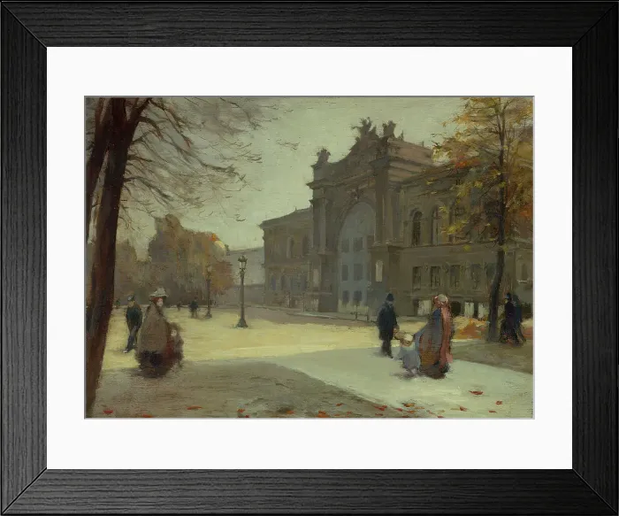 Framed Print : Palais de l'Industrie (Palace of Industry), 1899. Creator: Eugene Trigoulet