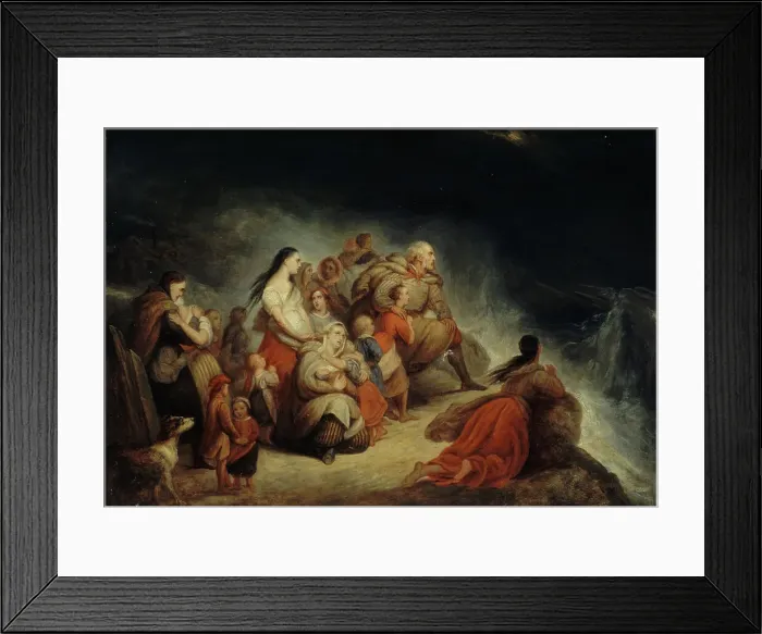 Framed Print : Storm, c1820. Creator: Ary Scheffer Framed Print : Storm, c1820. Creator: Ary Scheffer