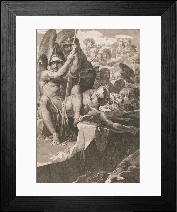 Framed Print : The Angelic Guards, 1808. Creator: James Barry Framed Print : The Angelic Guards, 1808. Creator: James Barry