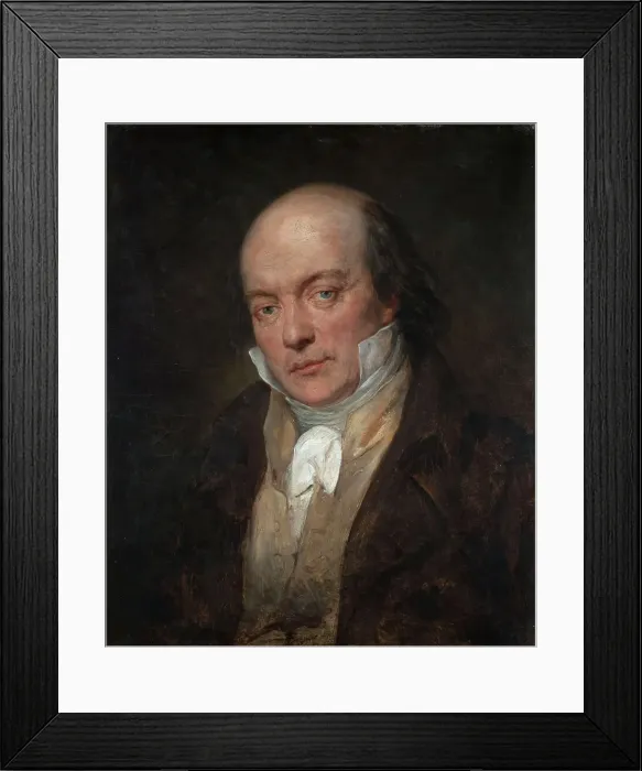 Framed Print : Portrait of Pierre-Jean de Beranger, 1828. Creator: Ary Scheffer Framed Print : Portrait of Pierre-Jean de Beranger, 1828. Creator: Ary Scheffer