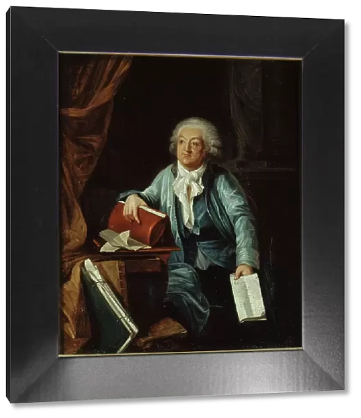 Portrait de Mirabeau (1749-1791) dans son cabinet de travail, 1791. Creator: Laurent Dabos