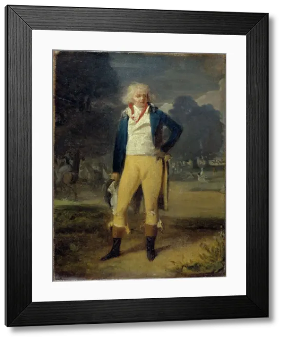 Framed Print : L'Abbé de Saint-Farre, fils naturel du Ducd'Orléans et de Mlle Lemarquis, danseuse... c1788 — 1798. Creator: Henri-Pierre Danloux Framed Print : L'Abbé de Saint-Farre, fils naturel du Ducd'Orléans et de Mlle Lemarquis, danseuse... c1788 — 1798. Creator: Henri-Pierre Danloux