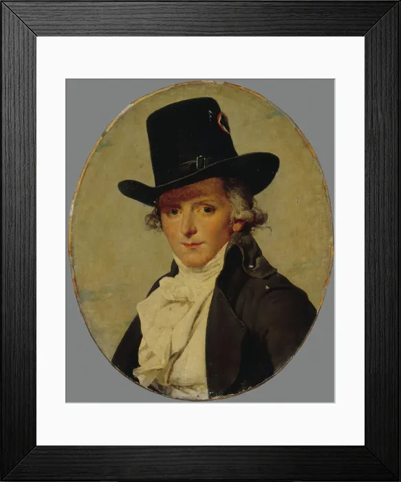 Framed Print : Portrait de Pierre Sériziat (1757-1847), beau-frère de David, after 1795. Creator: Jacques-Louis David Framed Print : Portrait de Pierre Sériziat (1757-1847), beau-frère de David, after 1795. Creator: Jacques-Louis David