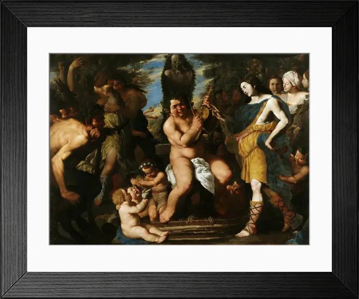 Framed Print : The Triumph of Bacchus, 1635-1640. Creator: Fracanzano, Francesco (1612-1656) Framed Print : The Triumph of Bacchus, 1635-1640. Creator: Fracanzano, Francesco (1612-1656)