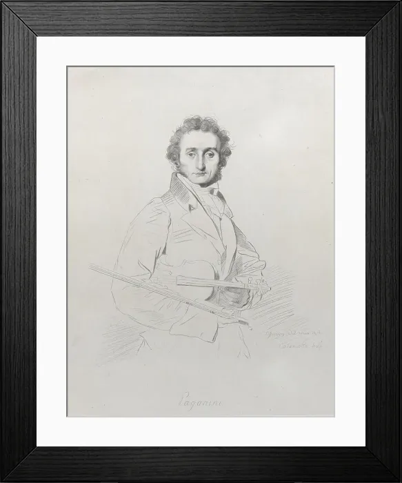 Framed Print : Portrait of Niccolò Paganini, 1830 (backdated 1818'). Creator: Luigi Calamatta. Portrait of Niccolò Paganini, 1830 (backdated 1818'). Creator: Luigi Calamatta Framed Print : Portrait of Niccolò Paganini, 1830 (backdated 1818'). Creator: Luigi Calamatta. Portrait of Niccolò Paganini, 1830 (backdated 1818'). Creator: Luigi Calamatta