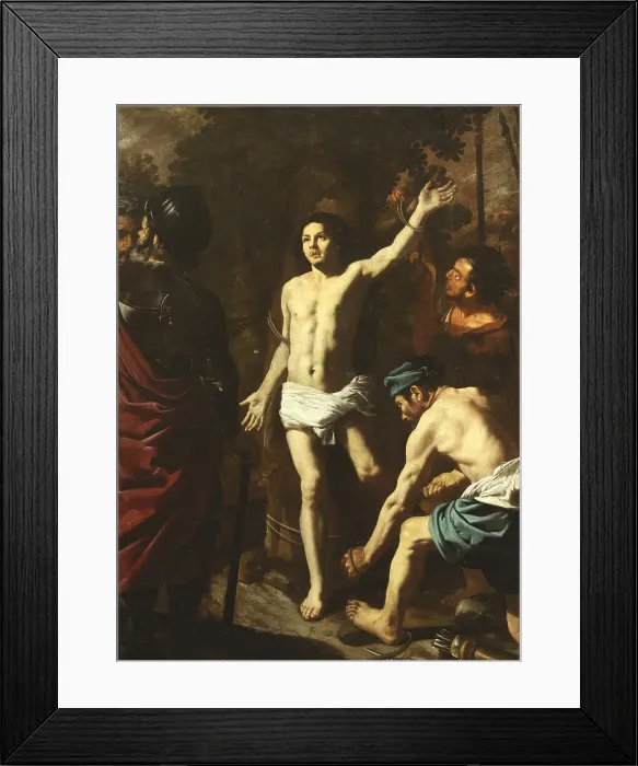 Framed Print : The Martyrdom of Saint Sebastian, 1630. Creator: Somer (Someren), Hendrick van (1607-1656) Framed Print : The Martyrdom of Saint Sebastian, 1630. Creator: Somer (Someren), Hendrick van (1607-1656)