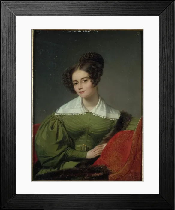 Framed Print : Portrait of Madame Rathelot, 1832. Creator: Pierre-Roch Vigneron Framed Print : Portrait of Madame Rathelot, 1832. Creator: Pierre-Roch Vigneron