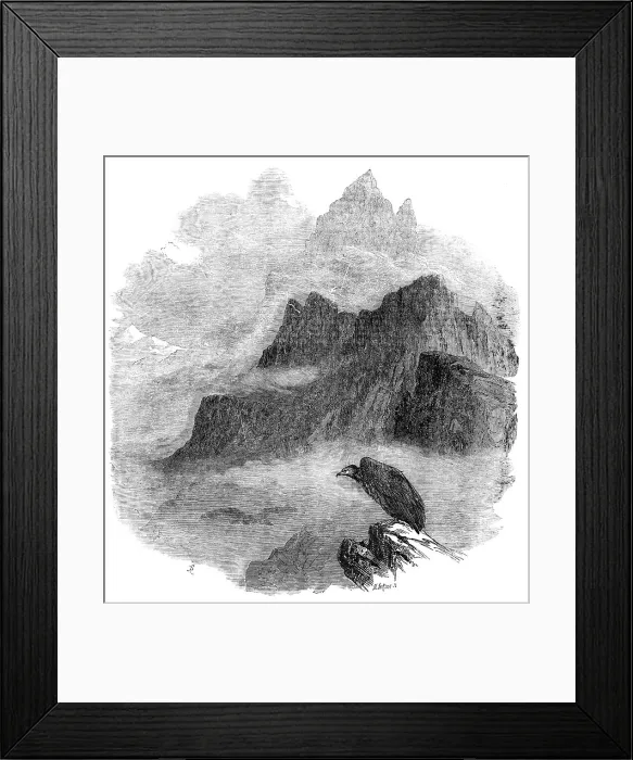 Framed Print : Summit of the Pic du Midi d'Osseau, Pyrenees, 1854. Creator: M. Jackson Framed Print : Summit of the Pic du Midi d'Osseau, Pyrenees, 1854. Creator: M. Jackson