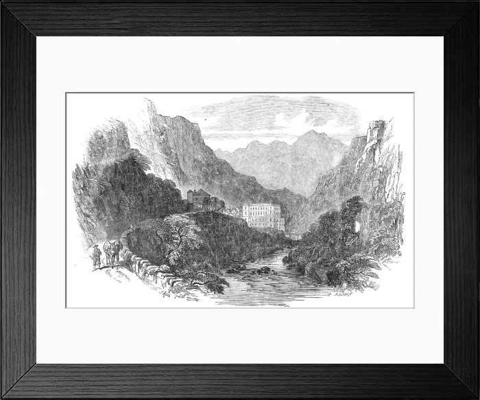 Framed Print : Eaux Chaudes, Pyrenees, 1854. Creator: Unknown Framed Print : Eaux Chaudes, Pyrenees, 1854. Creator: Unknown